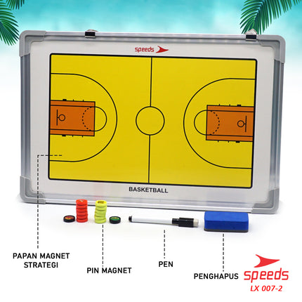 SPEEDS Basketball Coach Tactics Strategy Board Magnetic 007-2
