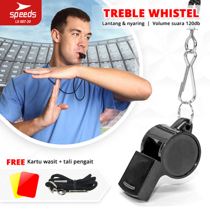 SPEEDS Peluit Treble Whistle 120db 007-20