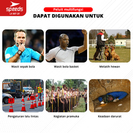 SPEEDS Peluit Treble Whistle 120db 007-20