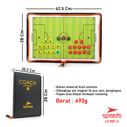 SPEEDS Papan Strategi Sepak Bola 007-4