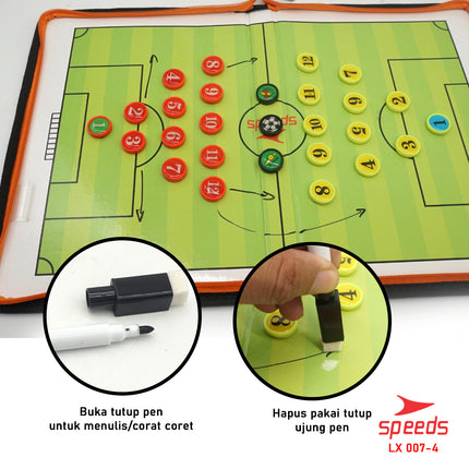 SPEEDS Papan Strategi Sepak Bola 007-4