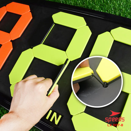 SPEEDS Papan Pergantian pemain Sepak bola Exchange Board Futsal In Out 007-8