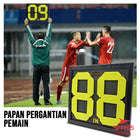 SPEEDS Papan Score Pergantian pemain Sepak Bola Futsal Exchange Board 007-9