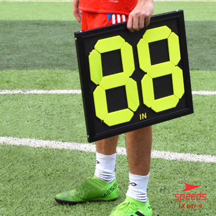 SPEEDS Papan Score Pergantian pemain Sepak Bola Futsal Exchange Board 007-9