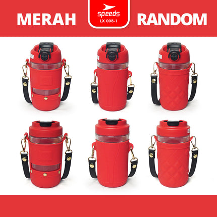 SPEEDS Botol Minum Kaca 008-1