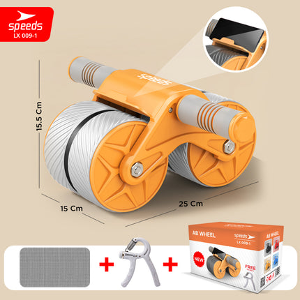 SPEEDS AB Wheel Roller Abdominal Roller Alat Olahraga Fitness Gym Portable 009-1