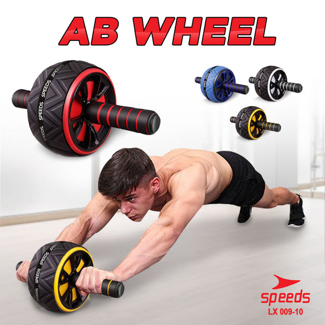 SPEEDS Abdominal Roller Ab Wheel Ab Roller Alat Fitness Olahraga Pembentuk Abs 009-10