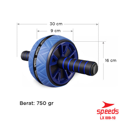 SPEEDS Abdominal Roller Ab Wheel Ab Roller Alat Fitness Olahraga Pembentuk Abs 009-10