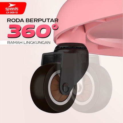 SPEEDS Ab Wheel Abs Roller Abdominal Roller Slide 4 Roda Multifungsi Alat Fitness Olahraga Gym 009-13