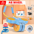 SPEEDS AB Wheels Plank Trainer Ab Roller 2 Roda Automatic Rebound 2in1 Cardio Portabel 009-2 BIRU
