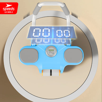 SPEEDS AB Wheels Plank Trainer Ab Roller 2 Roda Automatic Rebound 2in1 Cardio Portabel 009-2 BIRU