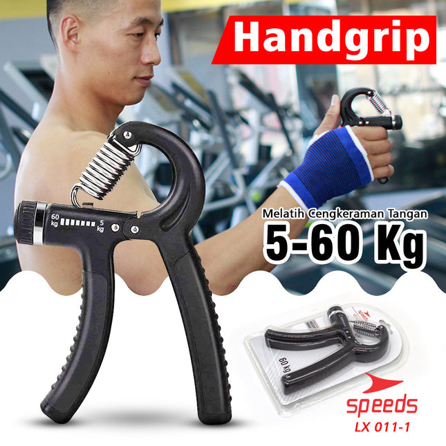 SPEEDS Handgrip Hand Grip 10-60 kg Alat bantu fitness Otot lengan Tangan Portable  011-1