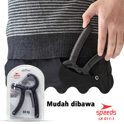 SPEEDS Handgrip Hand Grip 10-60 kg Alat bantu fitness Otot lengan Tangan Portable  011-1