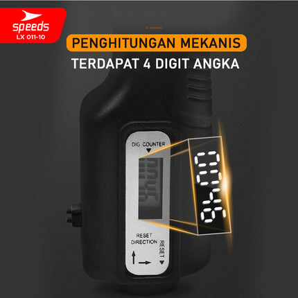 SPEEDS Hand Grip Ergonomis Digital Counter Fitness Untuk Memperkuat Tangan Portabel 011-10