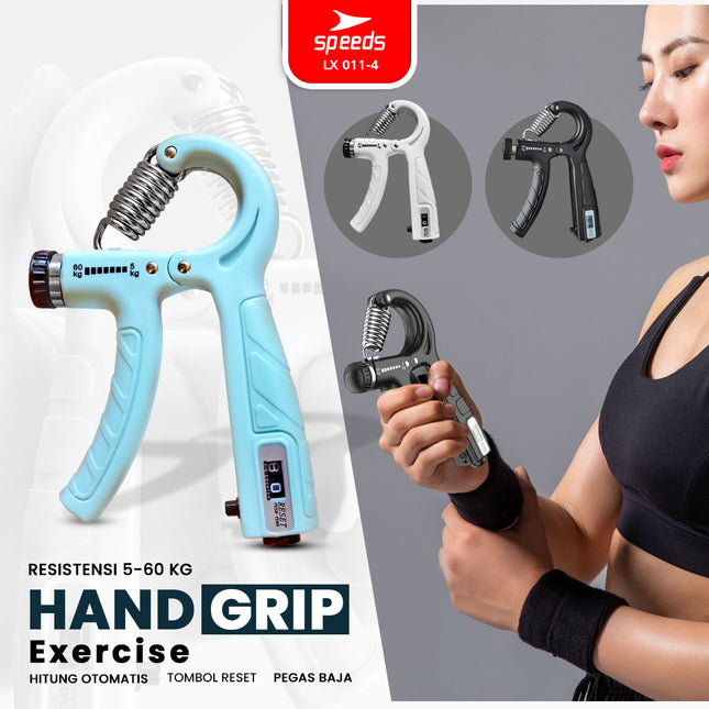 SPEEDS Handgrip 5-60kg Handgrip Stregthener Alat Latihan Cengkeraman Tangan Portabel 011-4