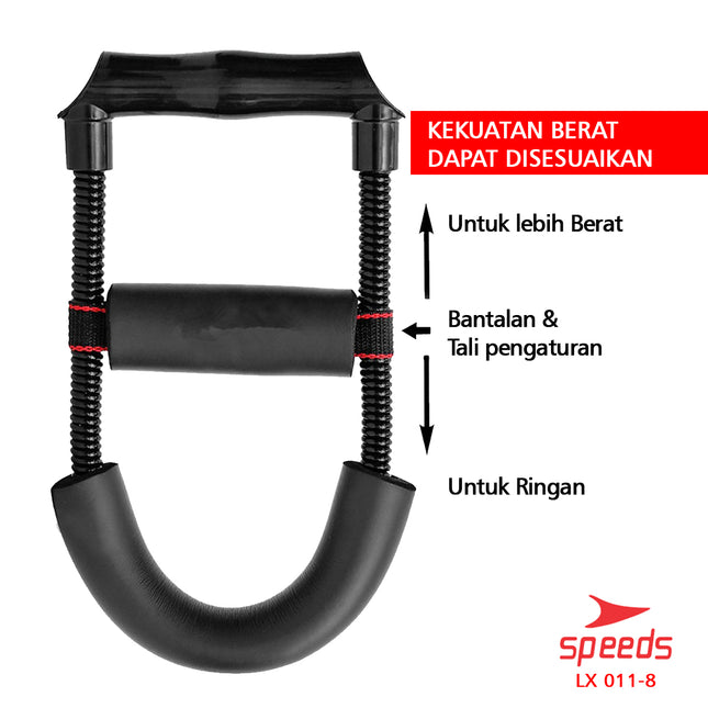 SPEEDS Power Wrist Exercise Alat Olahraga Pergelangan Tangan Forearm Fitness Gym Equipment 011-8