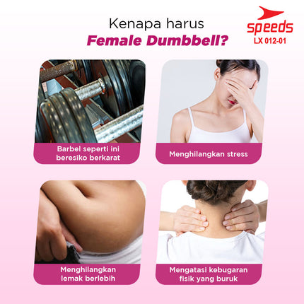 SPEEDS Dumbell Barbel Vinyl 1Kg 012-1