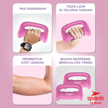 SPEEDS Dumbell Barbel Vinyl 1Kg 012-1