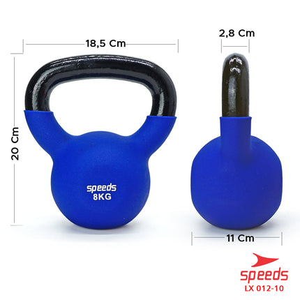 SPEEDS Dumbell Barbel 8kg Kettle 012-10