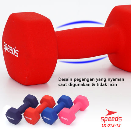 SPEEDS Dumbell Barbel Vinyl 4kg 012-12