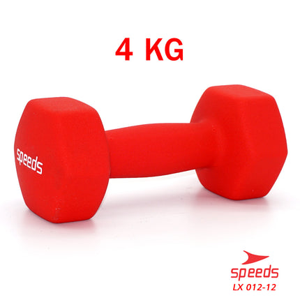 SPEEDS Dumbell Barbel Vinyl 4kg 012-12