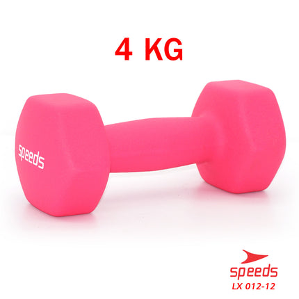 SPEEDS Dumbell Barbel Vinyl 4kg 012-12