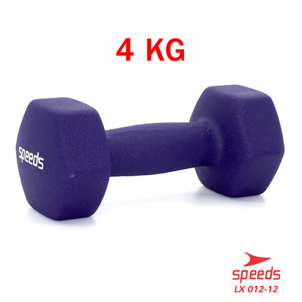 SPEEDS Dumbell Barbel Vinyl 4kg 012-12