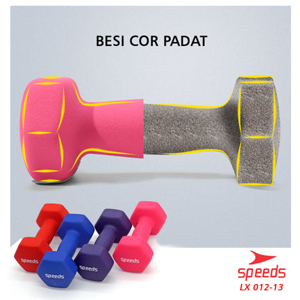 SPEEDS Dumbell Barbel Vinyl 5kg 012-13