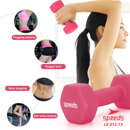SPEEDS Dumbell Barbel Vinyl 5kg 012-13