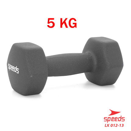 SPEEDS Dumbell Barbel Vinyl 5kg 012-13