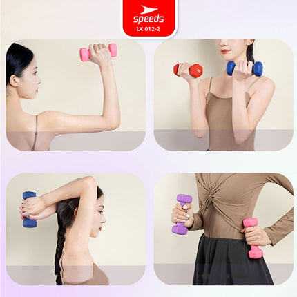 SPEEDS Dumbbell Vinyl women's yoga mat yoga ball yoga mat gym Neoprene Dumbbell Mini 012-2