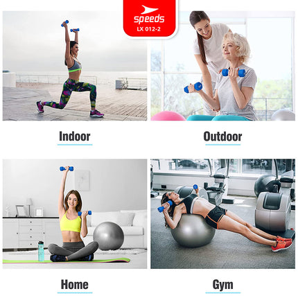 SPEEDS Dumbbell Vinyl women's yoga mat yoga ball yoga mat gym Neoprene Dumbbell Mini 012-2