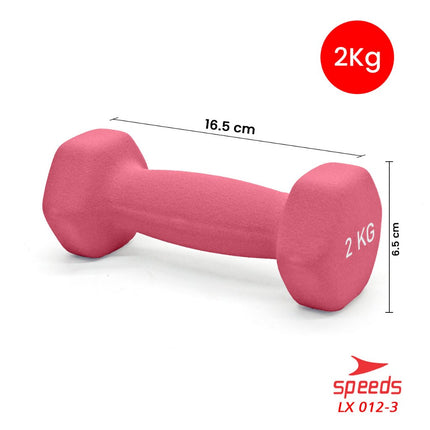 SPEEDS Dumbell Barbel Vinyl 2Kg 012-3