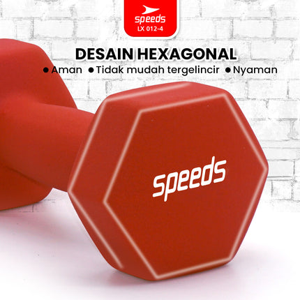 SPEEDS Dumbell Barbel Vinyl 3Kg 012-4