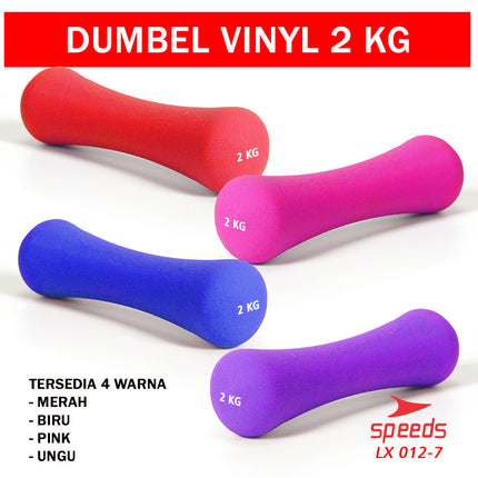 SPEEDS Dumbell Barbel Vinyl 2Kg 012-7