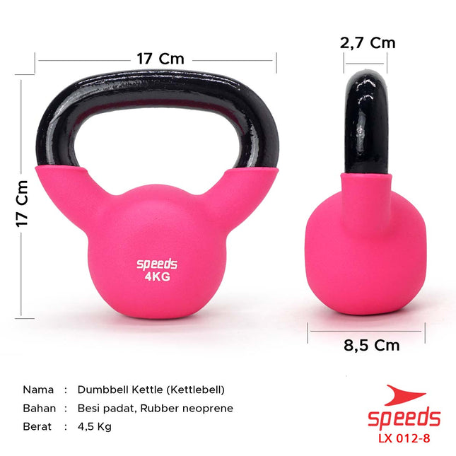 SPEEDS Dumbell / Barbel Vinyl , Alat untuk Membuat Otot Tangan, Original Impor 012-8