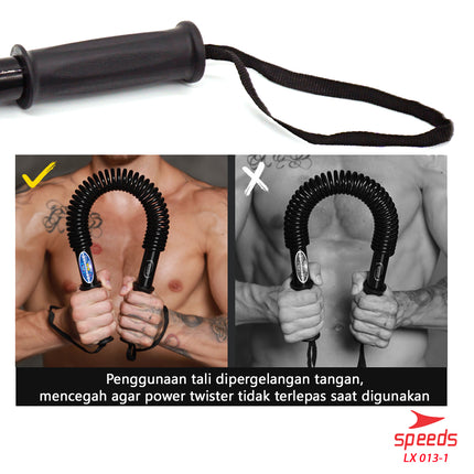 SPEEDS Power Twister Power Bender alat Fitness Pembentuk Otot Dada 30 KG 013-1