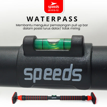 SPEEDS Pull Up Bar Door Chinning Bar Alat Latihan Fitness Olahraga Murah 013-12