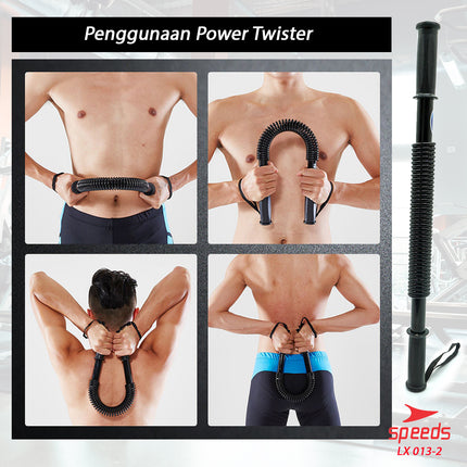 SPEEDS Power Twister Power Bender 40kg alat Fitness Pembentuk Otot Dada 013-2
