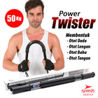 SPEEDS Power Twister Power Bender 50kg alat Fitness Pembentuk Otot Bahu 013-3