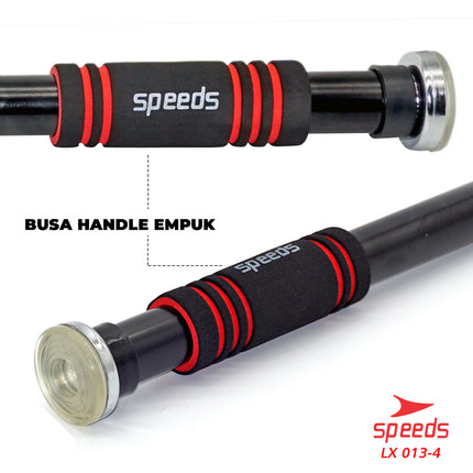 SPEEDS Pull Up Bar atau Door Chinning Bar Untuk pembentukan otot anda 013-4