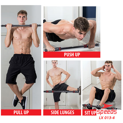 SPEEDS Pull Up Bar atau Door Chinning Bar Untuk pembentukan otot anda 013-4
