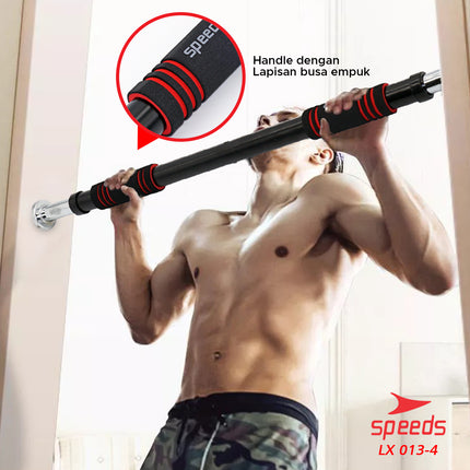SPEEDS Pull Up Bar atau Door Chinning Bar Untuk pembentukan otot anda 013-4