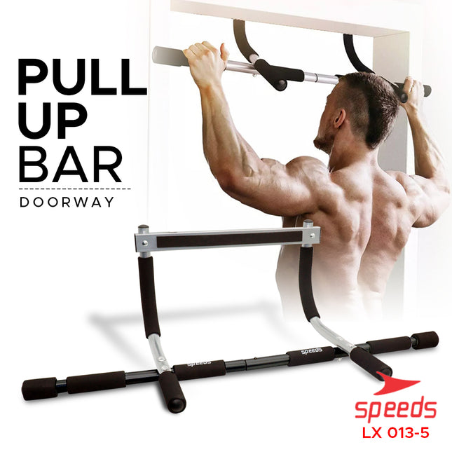 SPEEDS Pull Up Bar/Iron Gym /chin up / Bar Door Alat Fitness 6 in 1 013-5