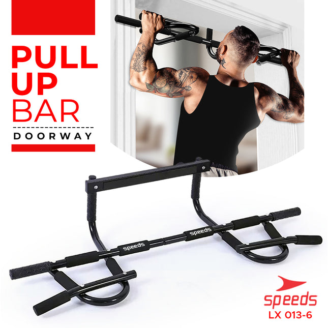 SPEEDS Pull Up Bar/Iron Gym /chin up / Bar Door Alat Fitness Gym di rumah 013-6