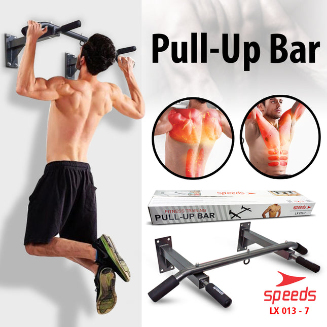 SPEEDS Pull Up Bar/Iron Gym /chin up / Bar Door Alat Fitness 013-7