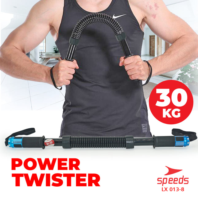 SPEEDS Power Twister 30 Kg Bar Exerciser Power Bender Workout Alat Fitness Olahraga Rumah 013-8