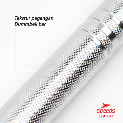 SPEEDS Dumbell Connecting Bar Dumbel Dumble Connector Rods Penyambung Dumbell 014-18