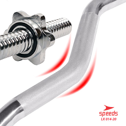 SPEEDS STICK BARBEL 120 cm STICK DUMBELL BAR EZ Curl Bar Stamina Fitness Gym Tongkat Barbel 014-20