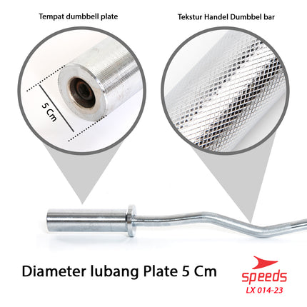 SPEEDS Stick Barbell 120 cm 014-23